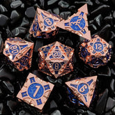 Sharp-Cornered Metal Dice Set with Precision Edges – Multiple Color Options Available